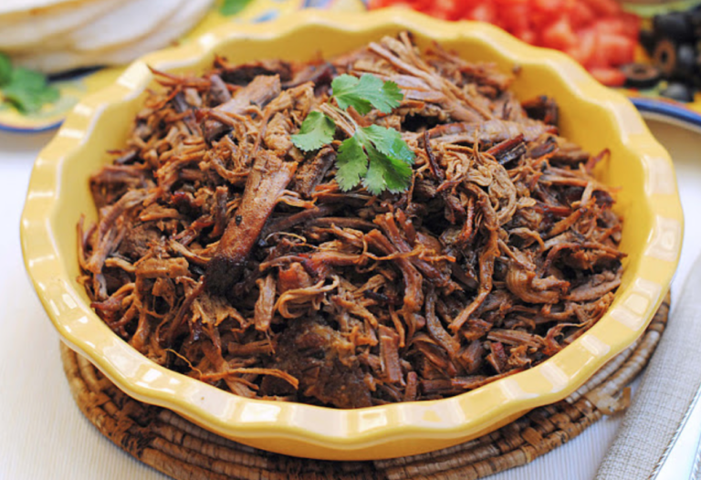 Slow Cooker Mexican Brisket, SO MUCH FLAVOR & FallApart Tender!