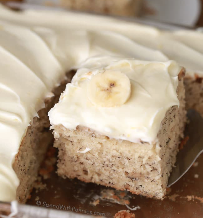 The Best Banana Cake Ridiculously Rich Moist With Lemon Cream