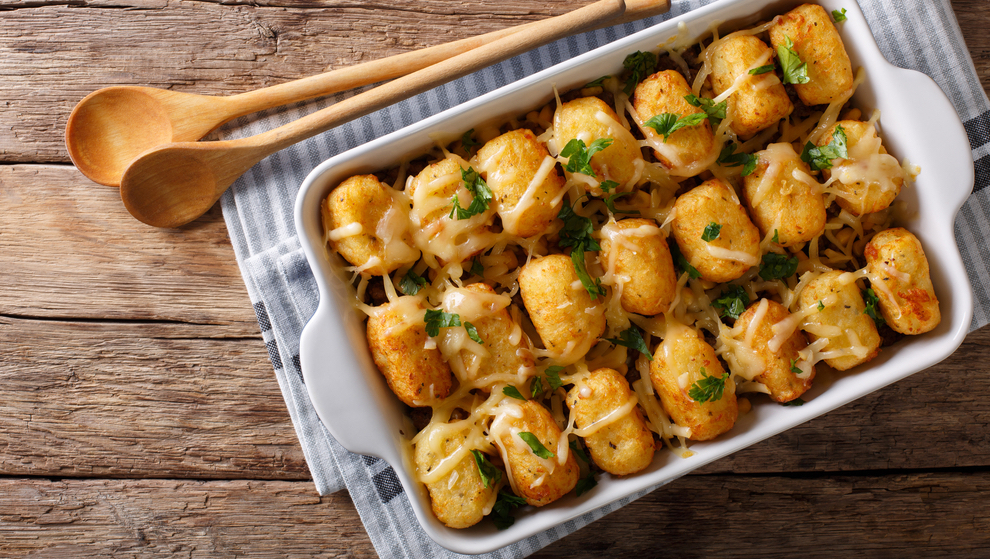 Cheesy Bacon Tater Tot Pie The Easiest Crowd Pleaser You ll Ever Make 