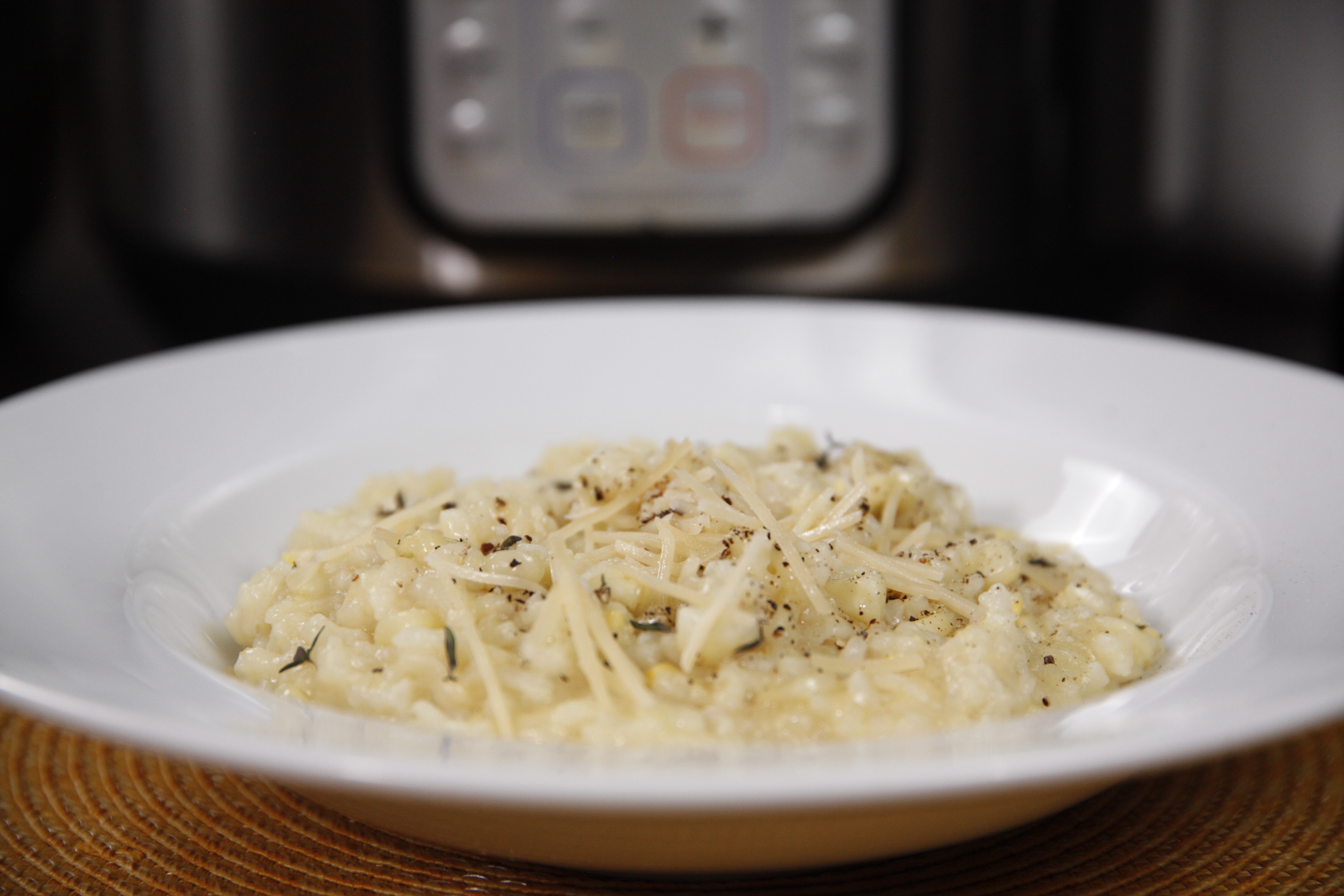 Instant Pot Sweet Corn Risotto