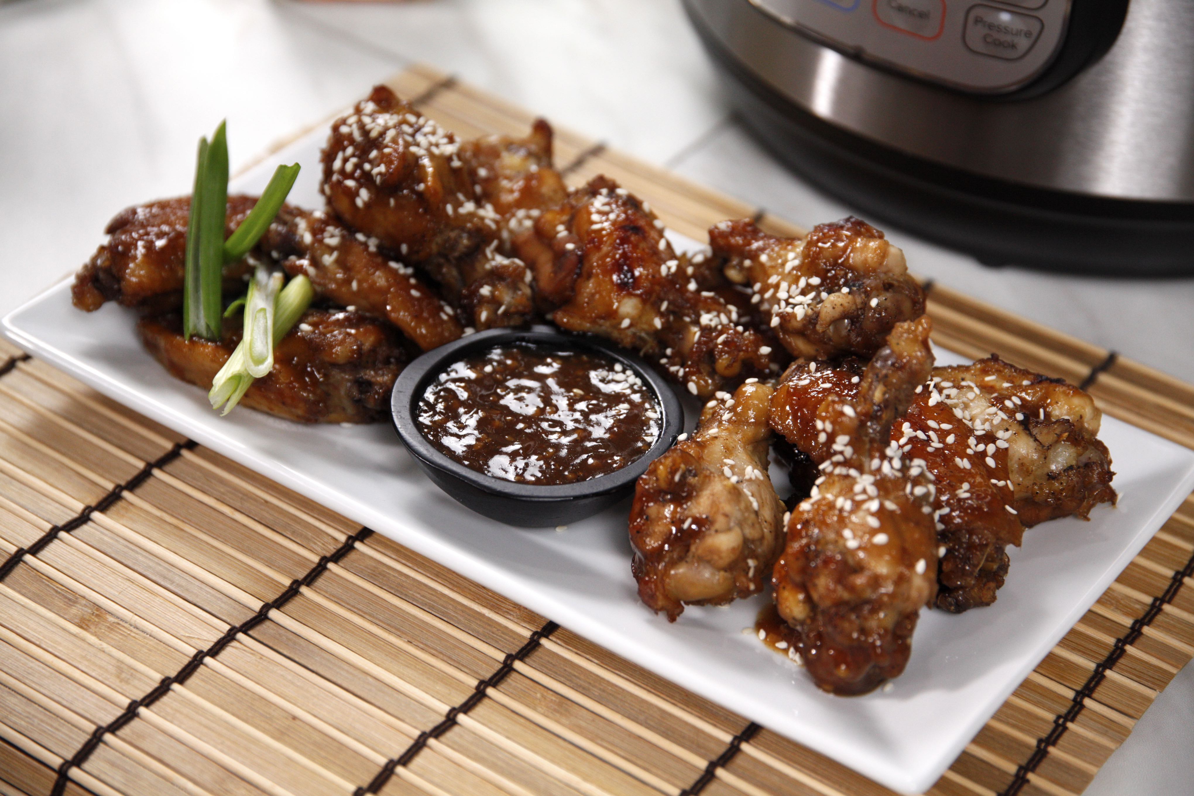 Instant Pot Glazed Teriyaki Wings